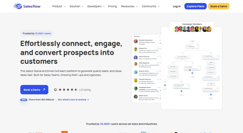 Salesflow screenshot