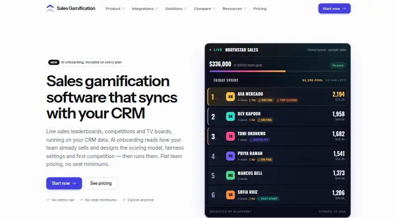 Sales Gamification screenshot