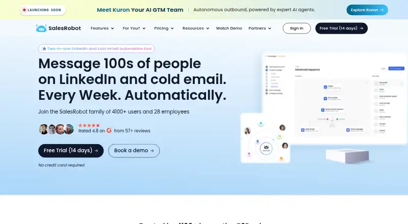 SalesRobot screenshot