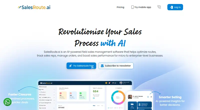 SalesRoute.ai screenshot