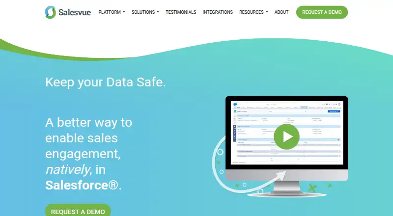 Salesvue screenshot