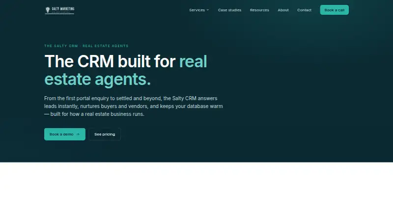 The Salty CRM screenshot