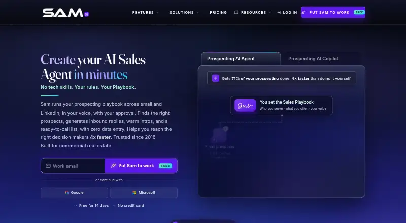 Sam.ai screenshot