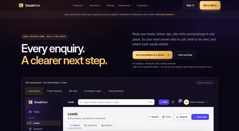 Saudaflow screenshot