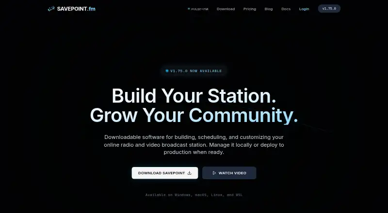 SavePoint Station Manager screenshot