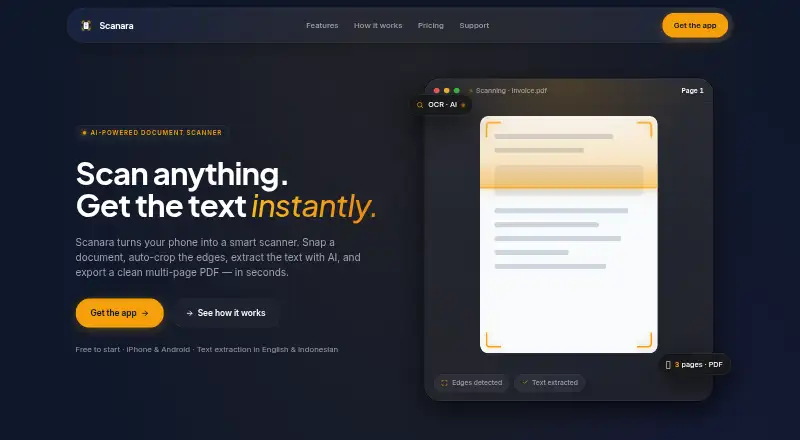 Scanara screenshot