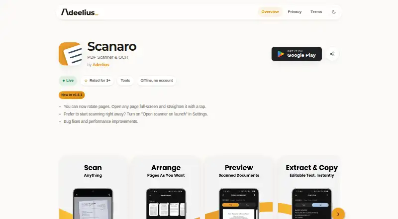 Scanaro screenshot