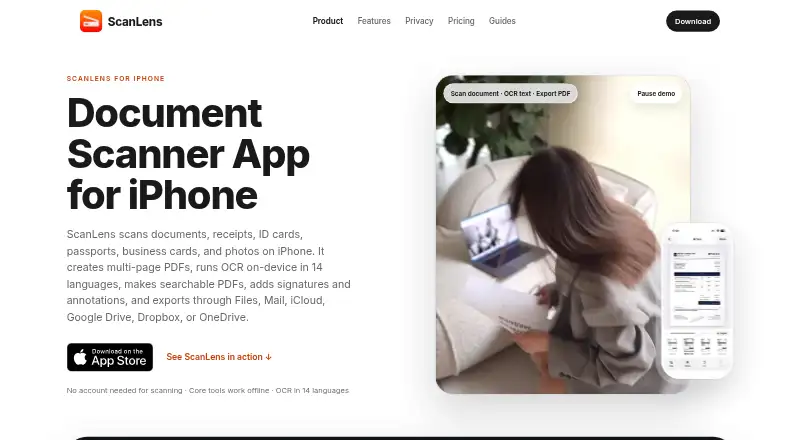 ScanLens screenshot