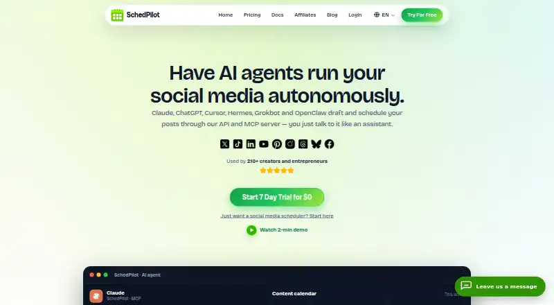 SchedPilot screenshot