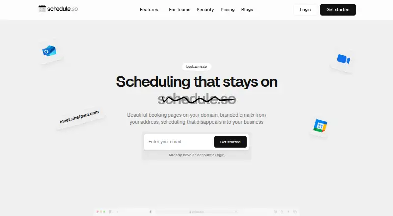 Schedule.so screenshot