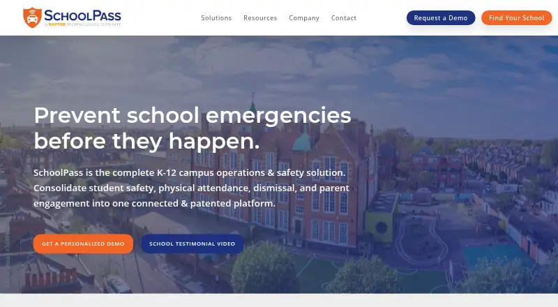 SchoolPass Visitor Management screenshot