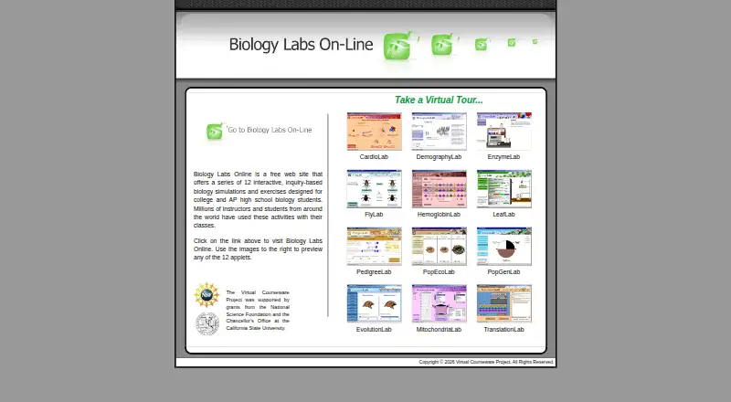 Biology Labs Online screenshot