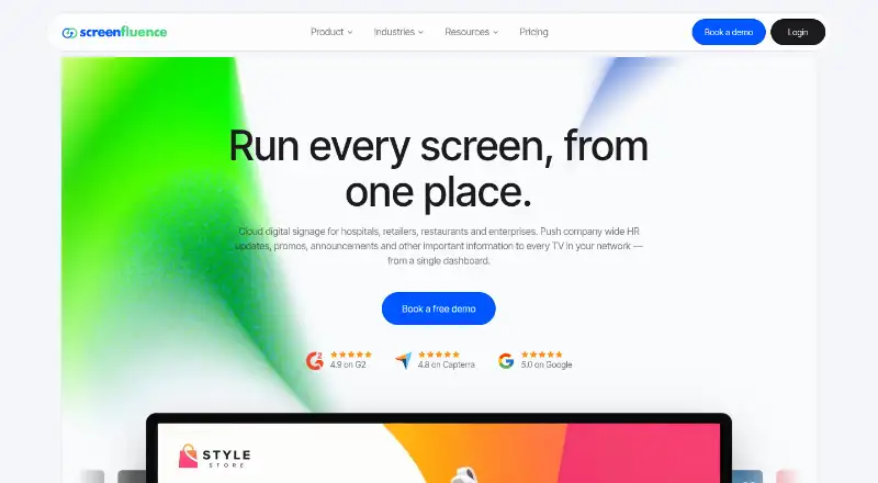 Screenfluence screenshot