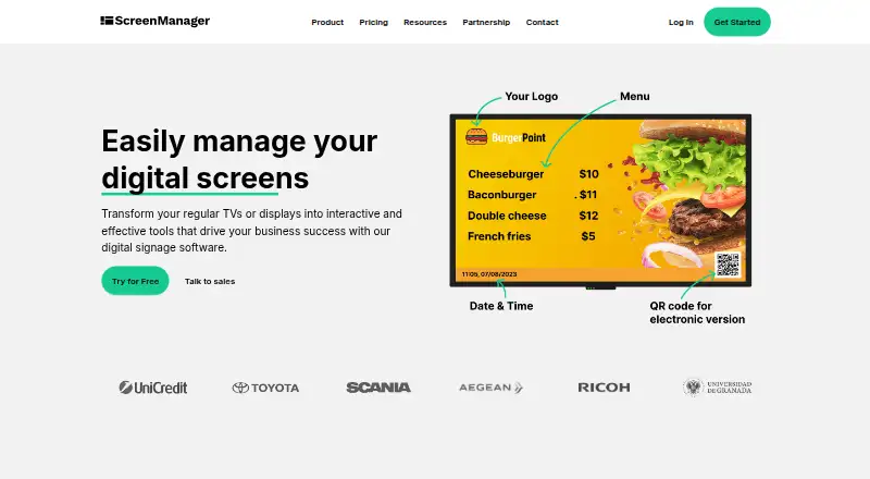 ScreenManager screenshot