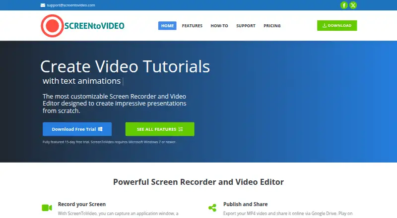 ScreenToVideo screenshot
