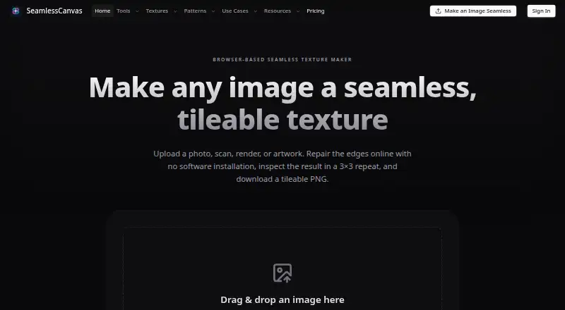 SeamlessCanvas screenshot