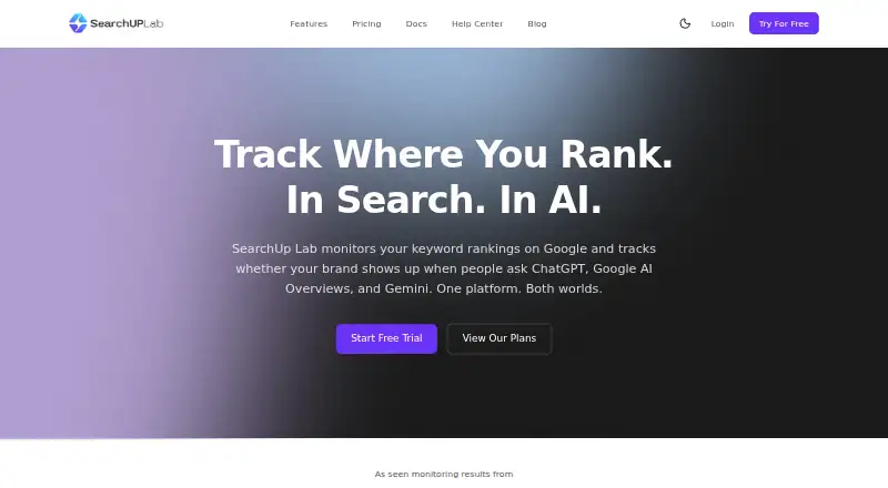 SearchUp Lab screenshot