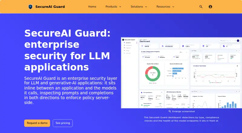 SecureAI Guard screenshot
