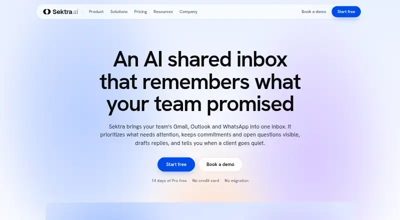 Sektra AI screenshot