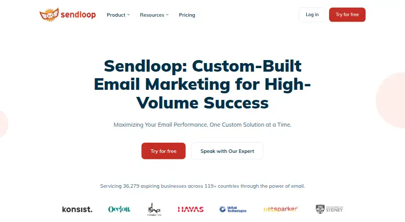 Sendloop screenshot