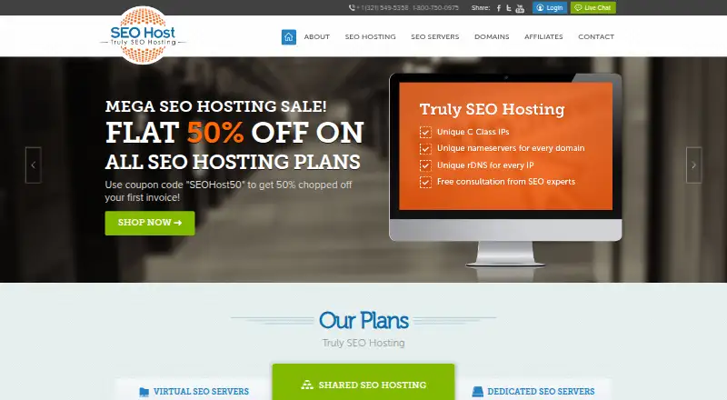 SEO Host screenshot