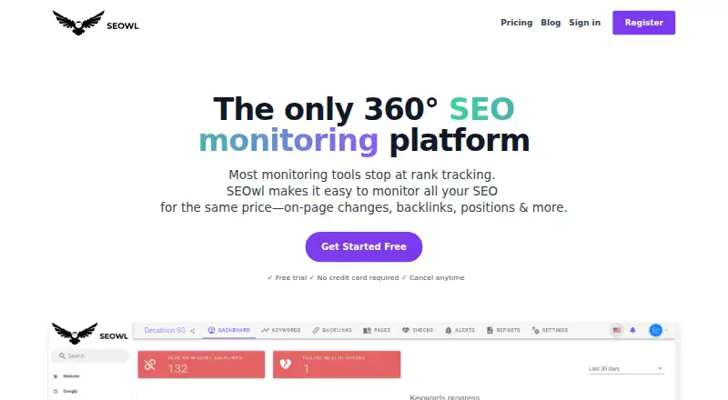 SEOwl screenshot