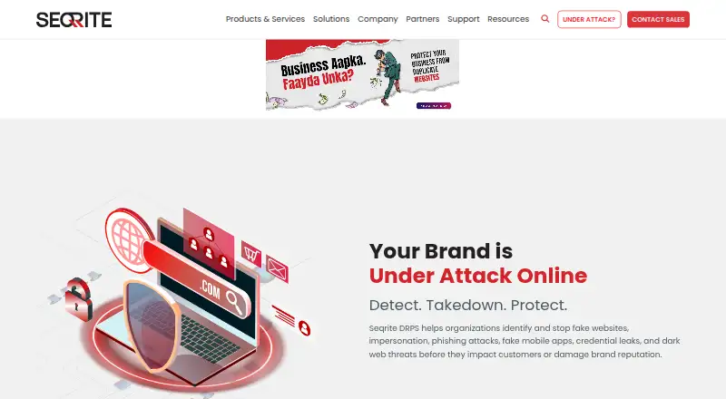 Seqrite Digital Risk Protection Service screenshot