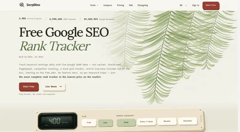 SerpDino screenshot