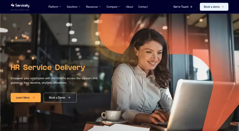 Servicely HR Service Delivery screenshot