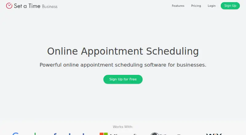 Set a Time screenshot