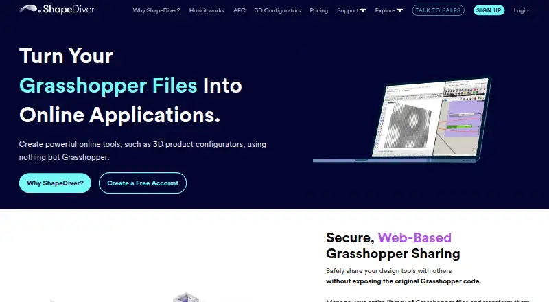 ShapeDiver screenshot