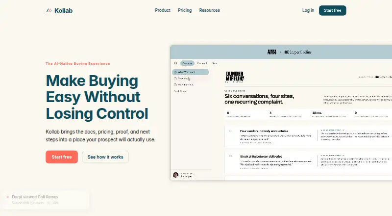 Kollab screenshot