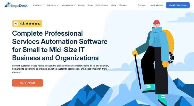 SherpaDesk screenshot