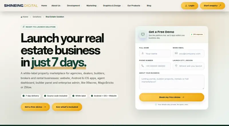 Shineing Digital Real Estate Solution screenshot
