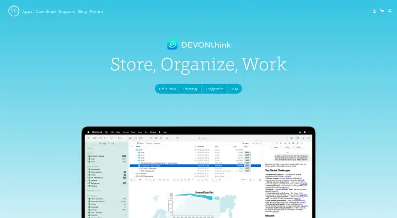 DEVONthink screenshot