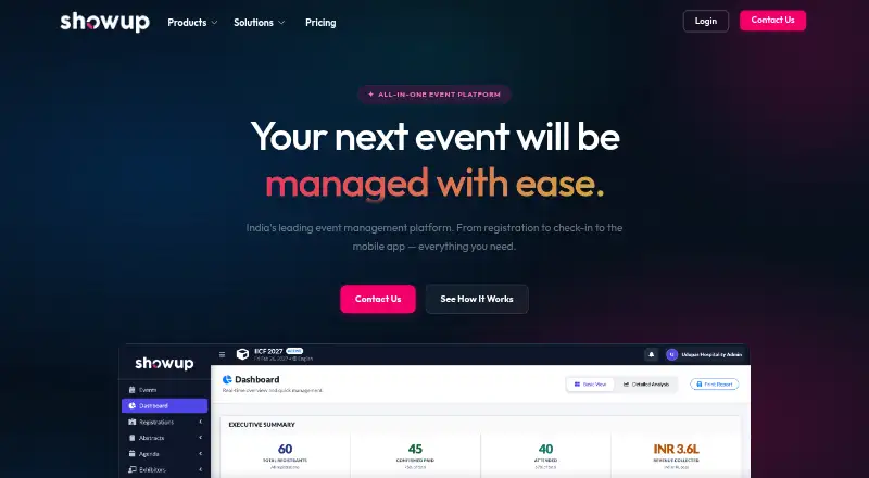 Showup screenshot
