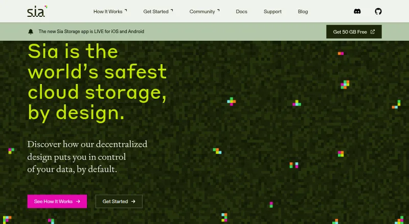 Sia screenshot