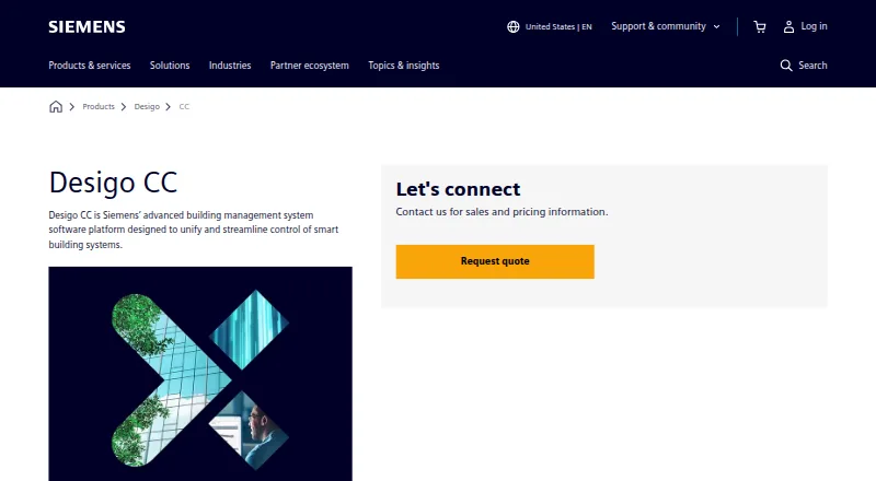 Siemens Insights Hub screenshot