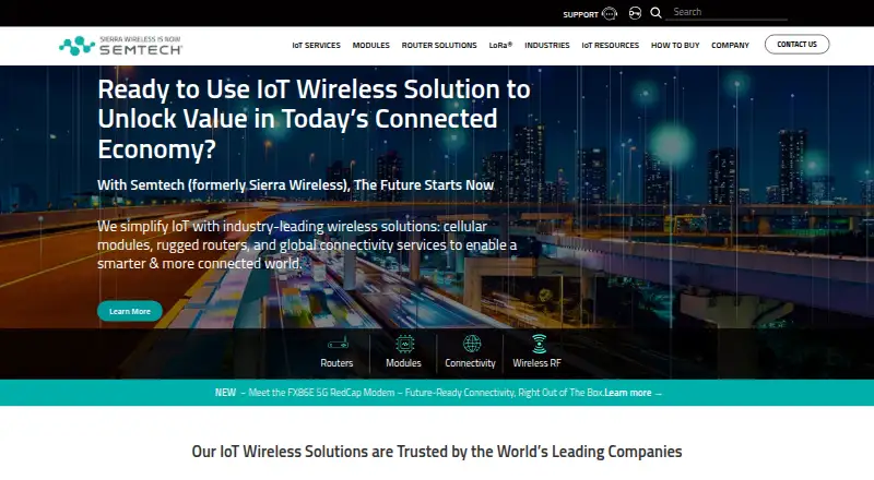 Sierra Wireless AirVantage screenshot