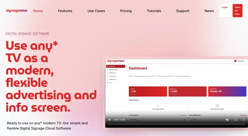 SignageNow screenshot
