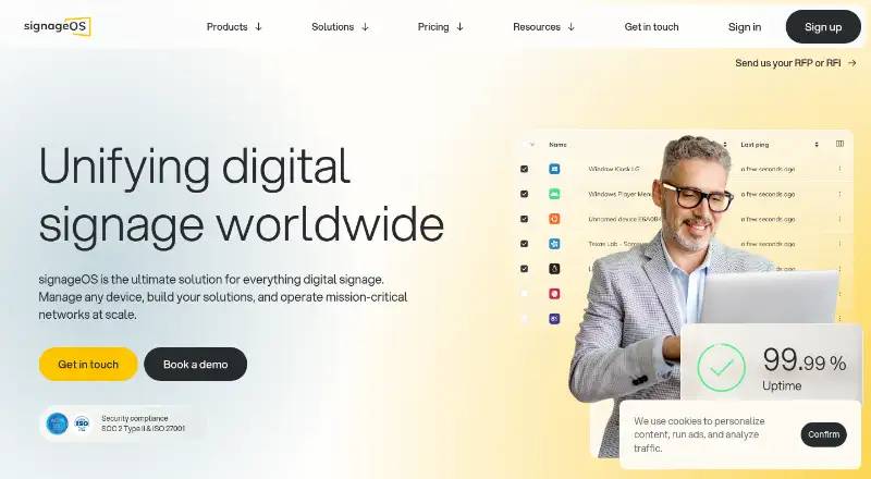 SignageOS screenshot