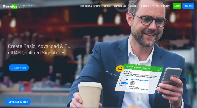 SigningHub screenshot