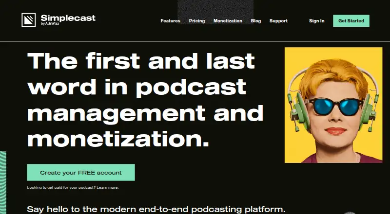 Simplecast screenshot