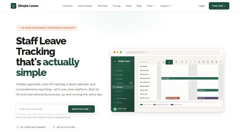 Simple Leave screenshot