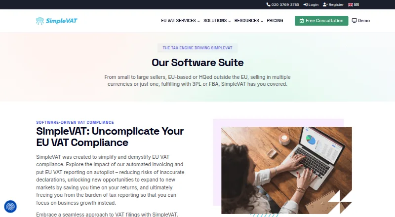 SimpleVAT screenshot