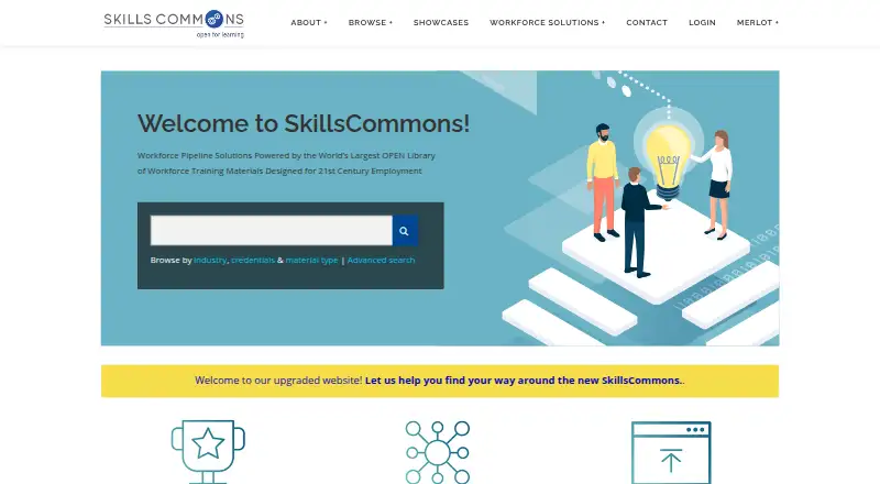 SkillsCommons screenshot
