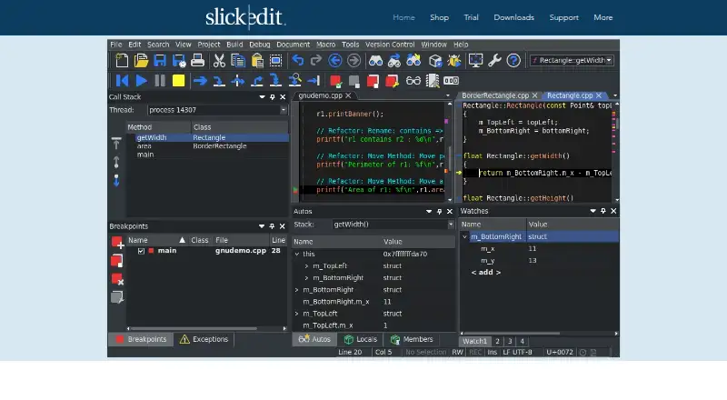 SlickEdit screenshot