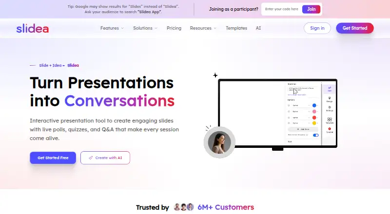 Slidea screenshot
