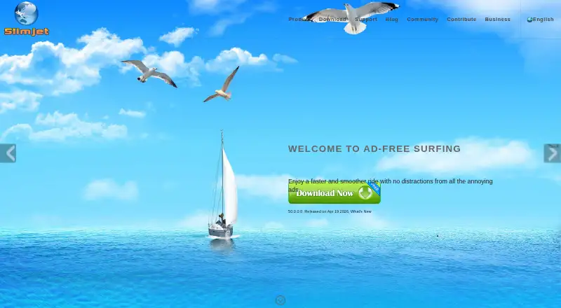 Slimjet screenshot