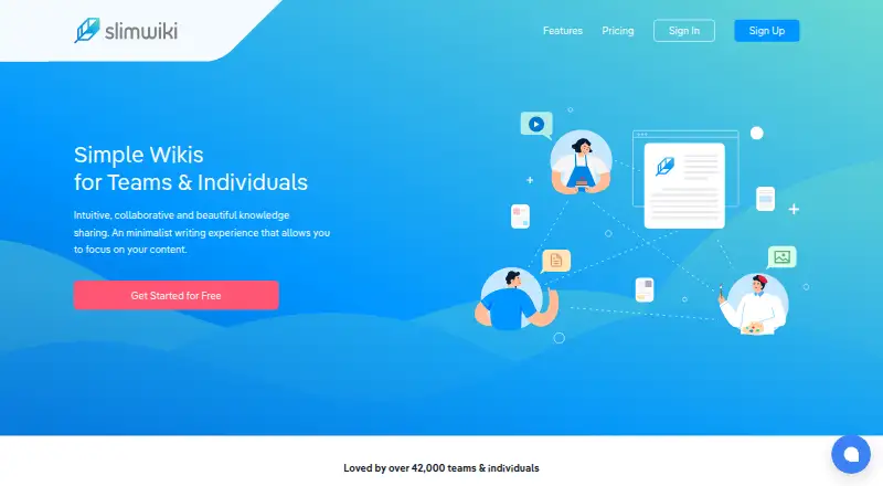 SlimWiki screenshot